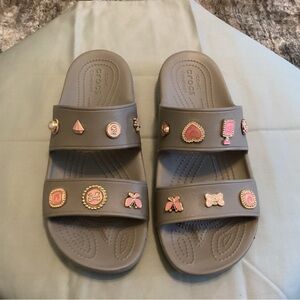Womens CROCS NWOT grey size 10